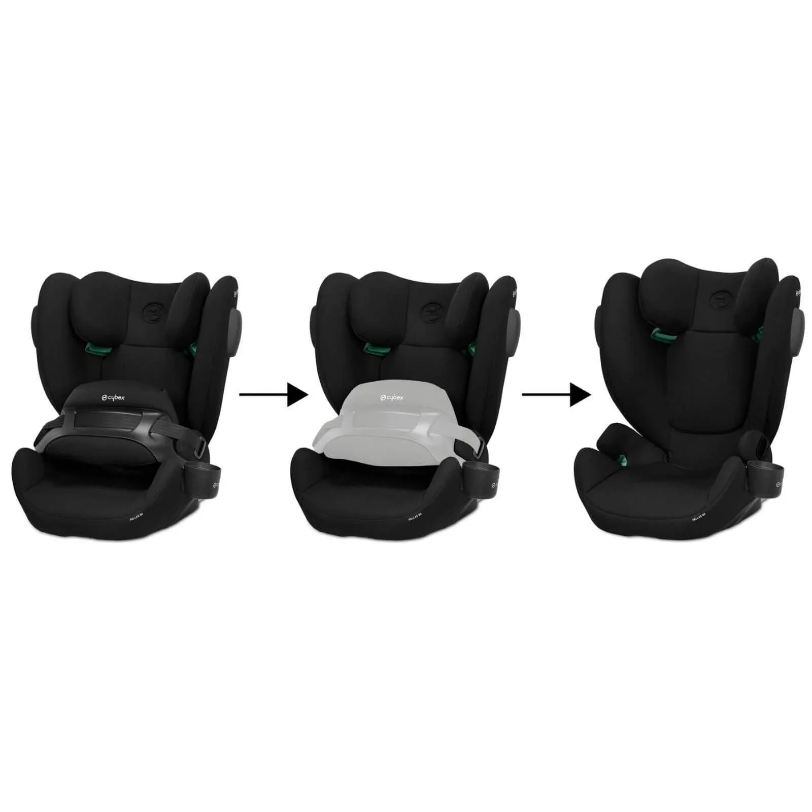 Cybex Pallas B4 i-Size Group 1/2/3 Car Seat (9 Months to 12 Years) - Pure Black