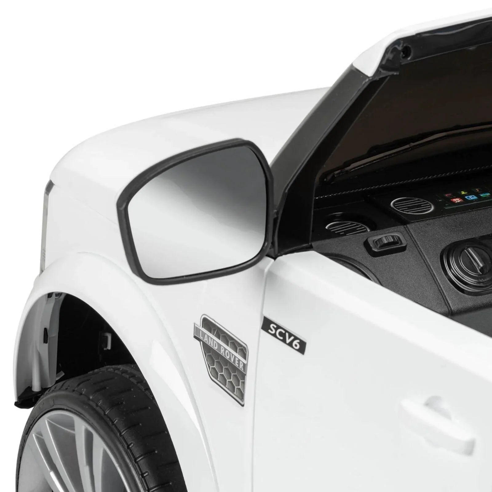 Xootz Landrover Discovery 12V Ride On Lithium - White