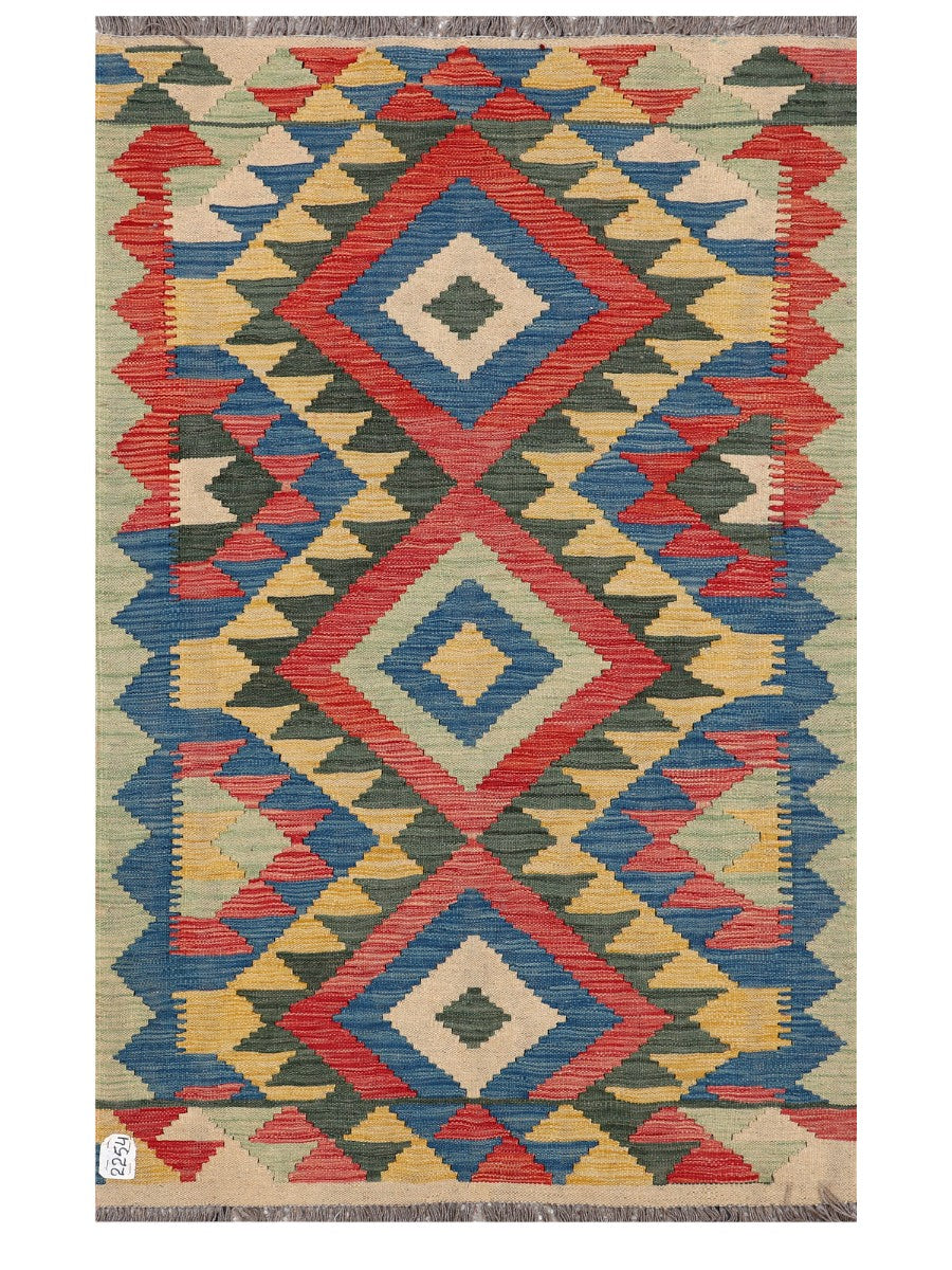 Maimana Afghanistan Kilim Rug - 152 x96 cm - Handmade
