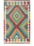 Maimana Afghanistan Kilim Rug - 153 x96 cm - Handmade