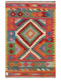 Maimana Afghanistan Kilim Rug - 158 x103 cm - Handmade