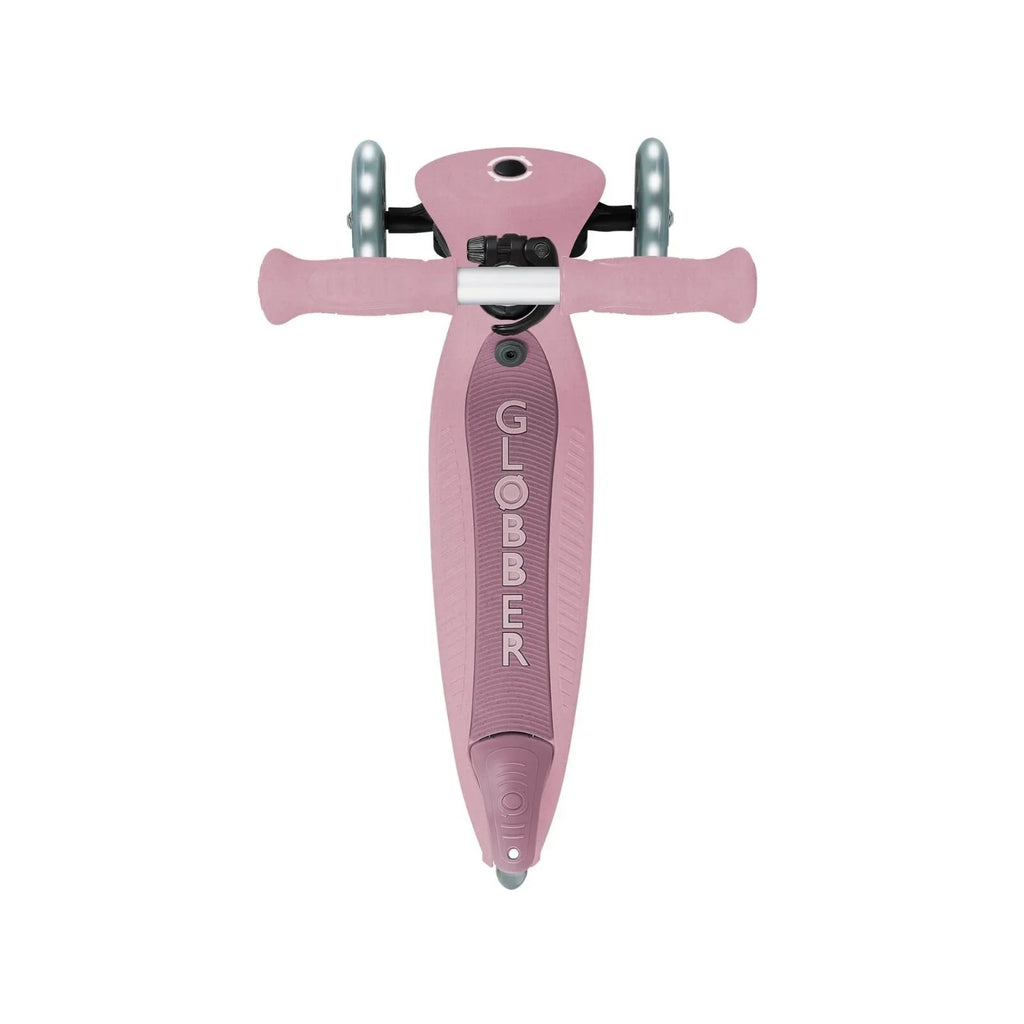 Globber Go Up Active Lights Eco Scooter - Berry