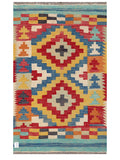 Maimana Afghanistan Kilim Rug - 156 x95 cm - Handmade