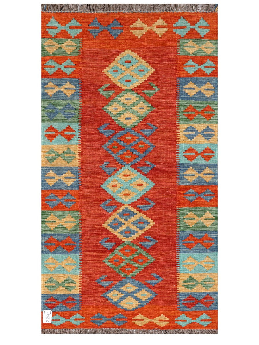 Maimana Afghanistan Kilim Rug - 159 x 85 cm - Handmade