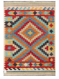 Maimana Afghanistan Kilim Rug - 146 x102 cm - Handmade