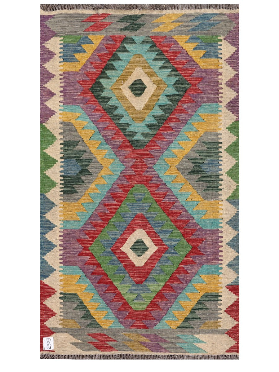 Maimana Afghanistan Kilim Rug - 157 x 88 cm - Handmade