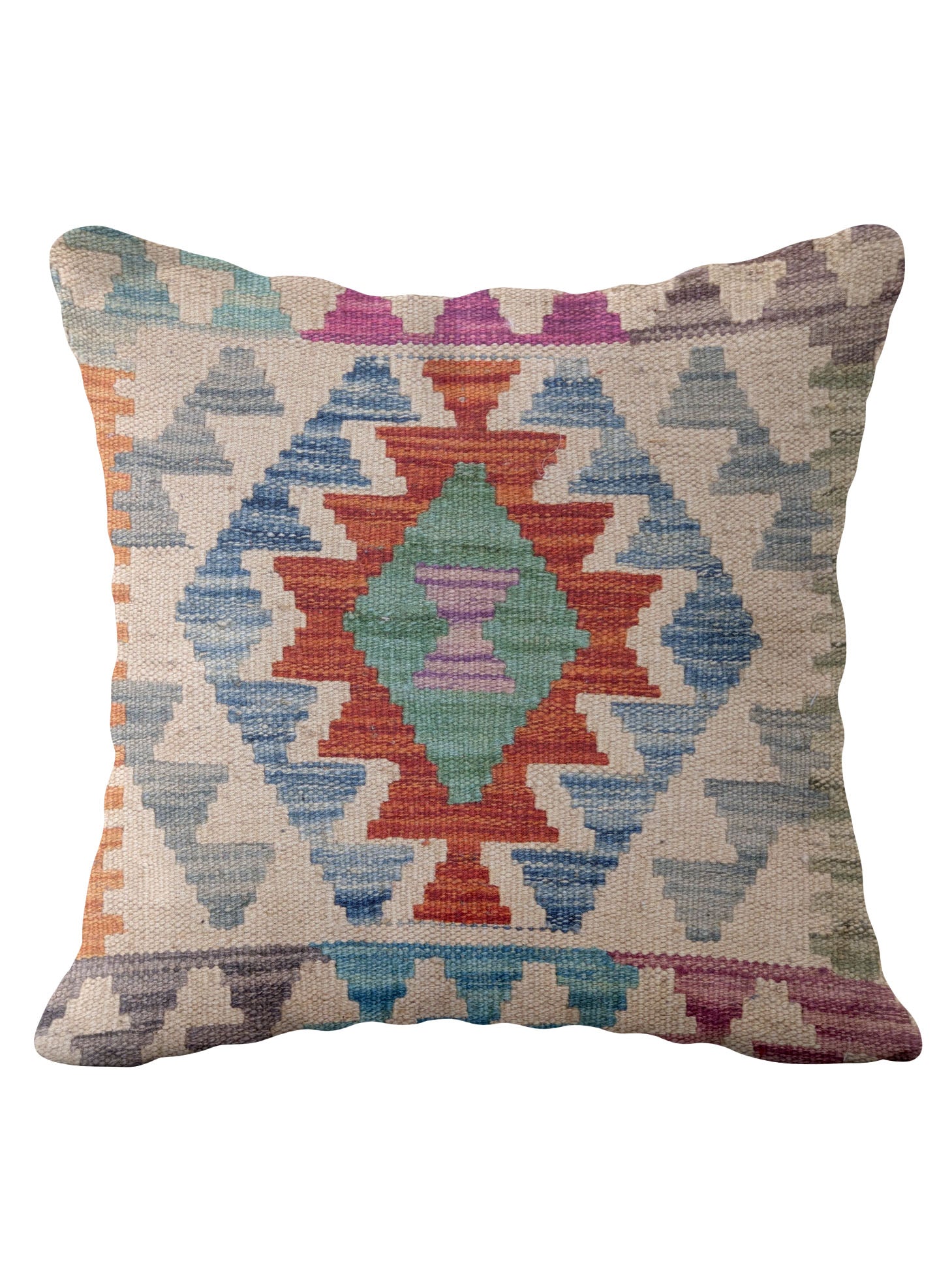 Afghan Kilim Cushion Cover - 45 x 45 cm - Handmade