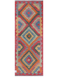 Maimana Afghanistan Kilim Rug - 196 x74 cm - Handmade