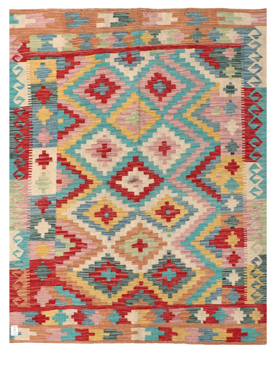 Maimana Afghanistan Kilim Rug - 200 x152 cm - Handmade