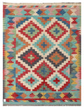 Maimana Afghanistan Kilim Rug - 203 x152 cm - Handmade