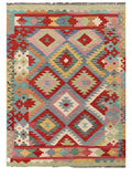 Maimana Afghanistan Kilim Rug - 200 x145 cm - Handmade