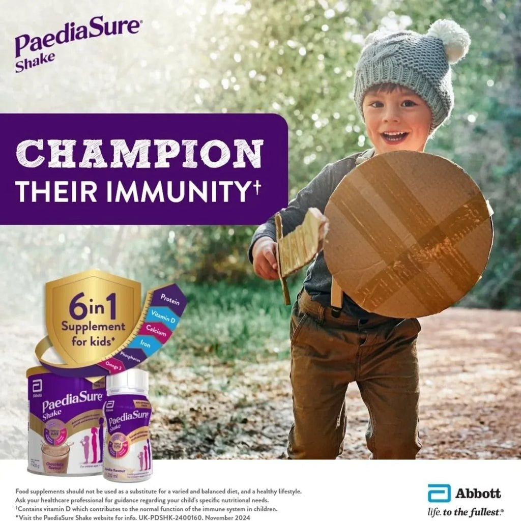 PaediaSure Shake Chocolate Flavoured 800ml (4x200ml) - Bobobiy
