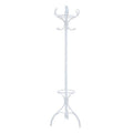 Kennedy 184Cm White Finish Floor Standing Coat Stand | Solid Wood & Free Standing