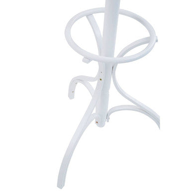 Kennedy 184Cm White Finish Floor Standing Coat Stand