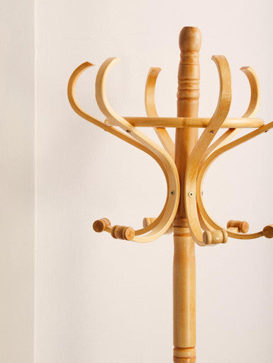 Kennedy Oak Finish Floor Standing Coat Stand