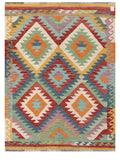 Maimana Afghanistan Kilim Rug - 197 x146 cm - Handmade