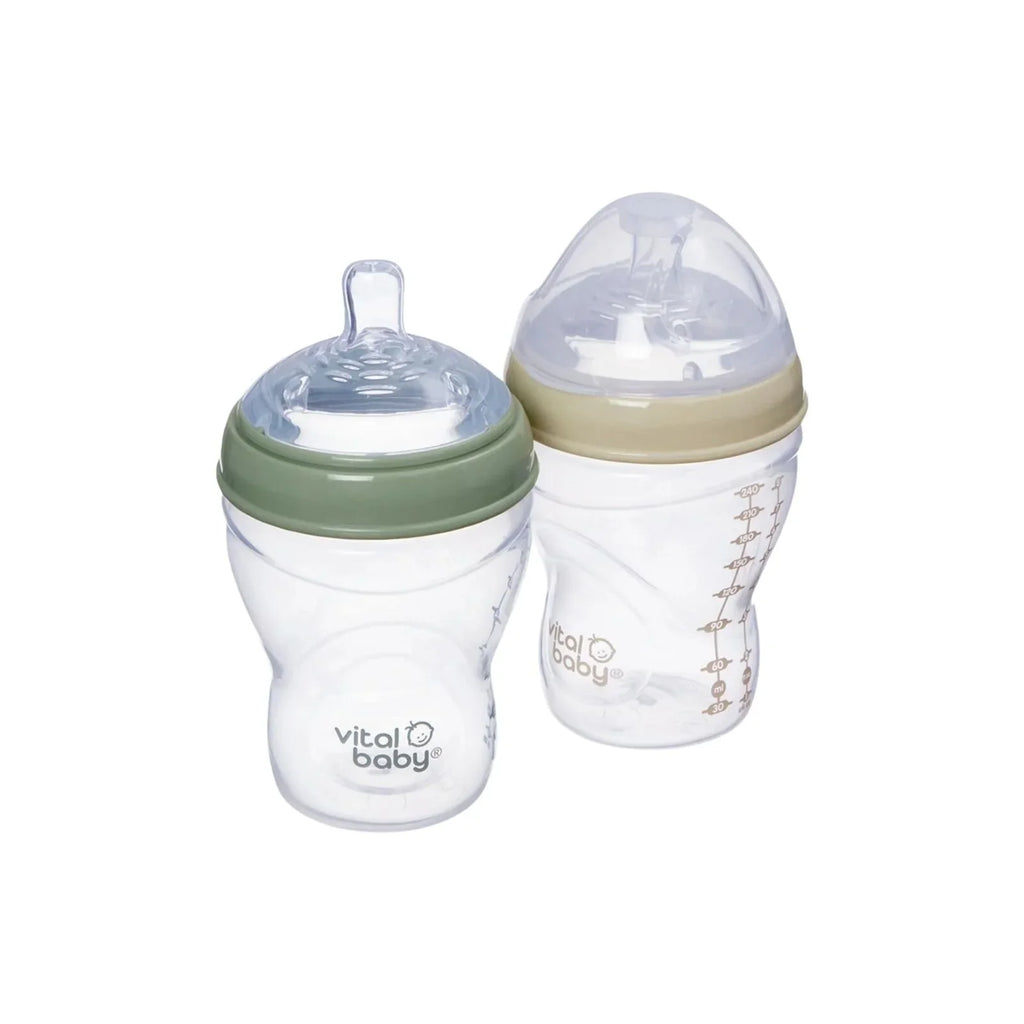 Vital Baby Nurture Breast Like Bottle 240ml Pack of 2