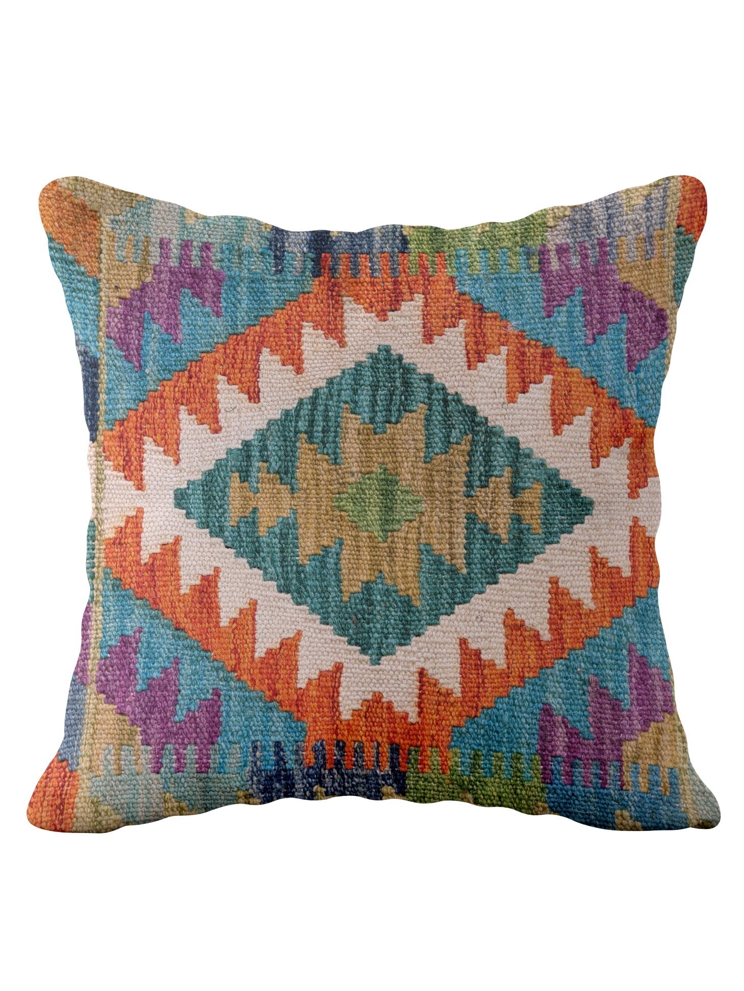 Afghan Kilim Cushion Cover - 45 x 45 cm - Handmade