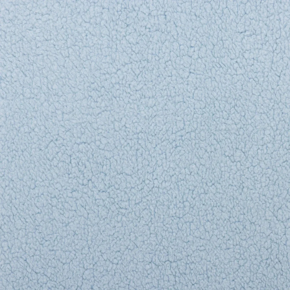 Blue sherpa fleece baby blanket fabric texture close-up