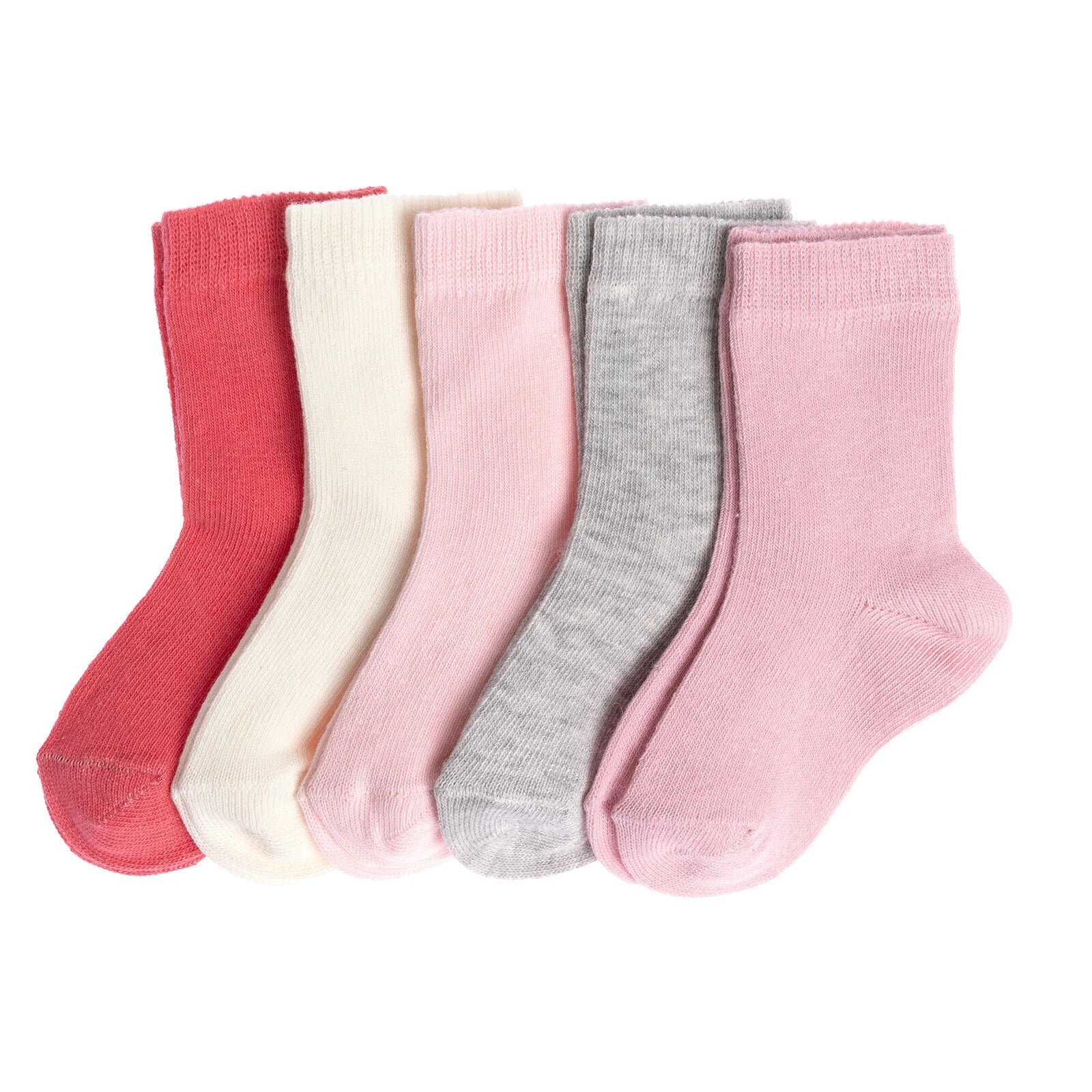 HelloBaby Baby Girl Socks 5 pcs - Pink