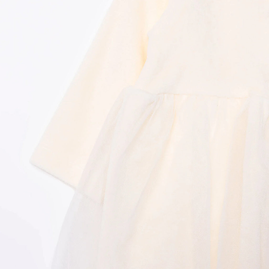 HelloBaby Newborn Dress - Ecru
