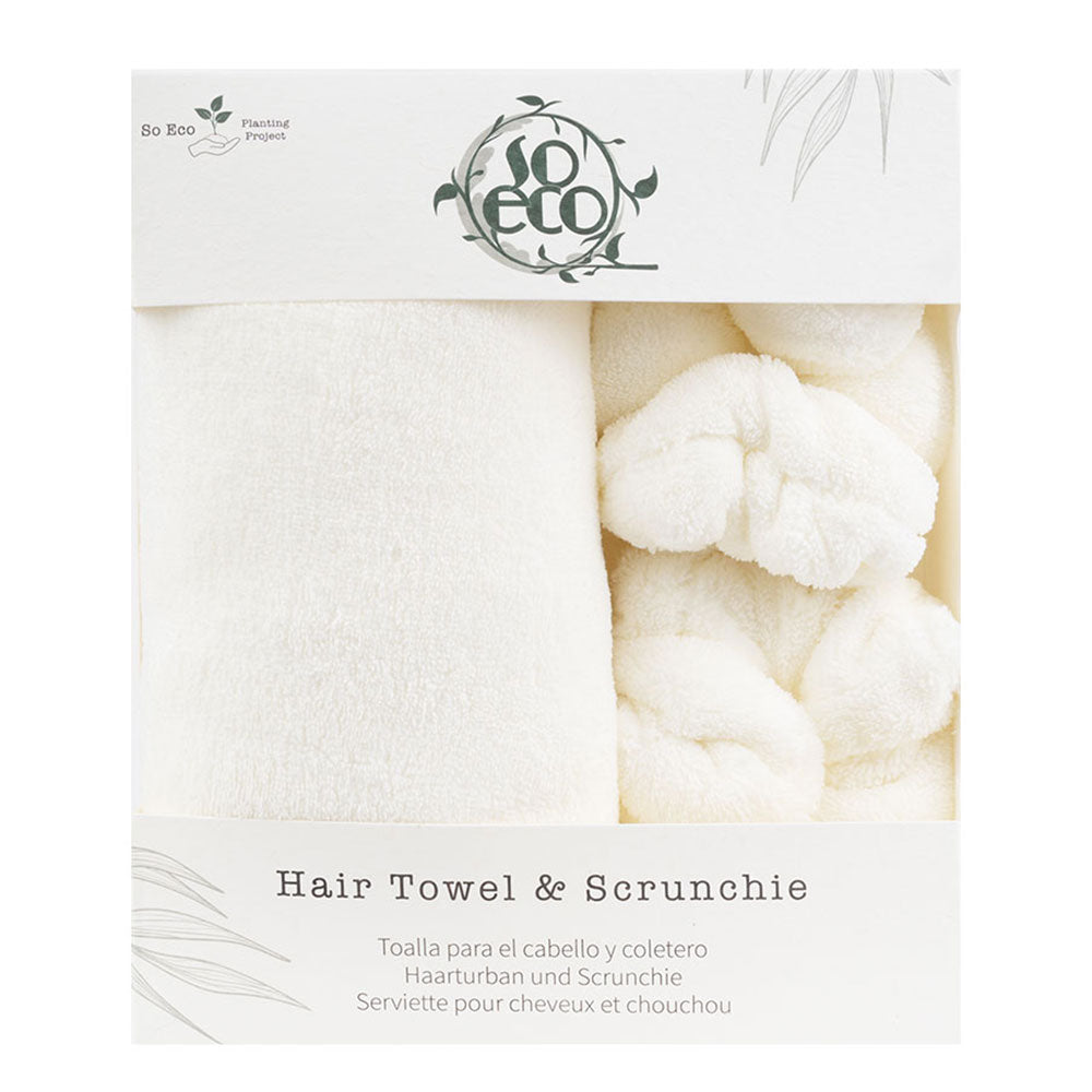 So Eco Hair Towel & Scrunchies - 1pc