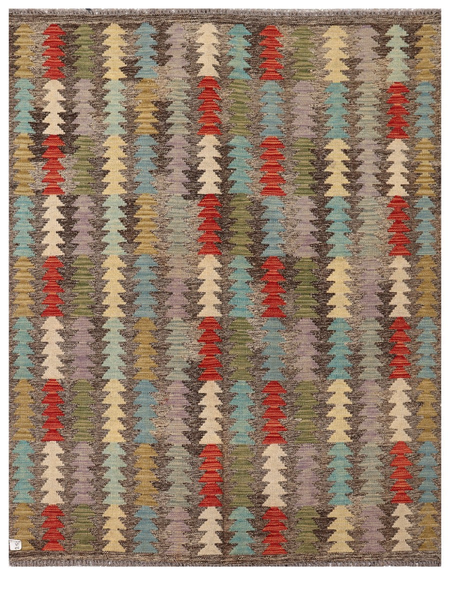Maimana Afghanistan Kilim Rug - 200 x155 cm - Handmade