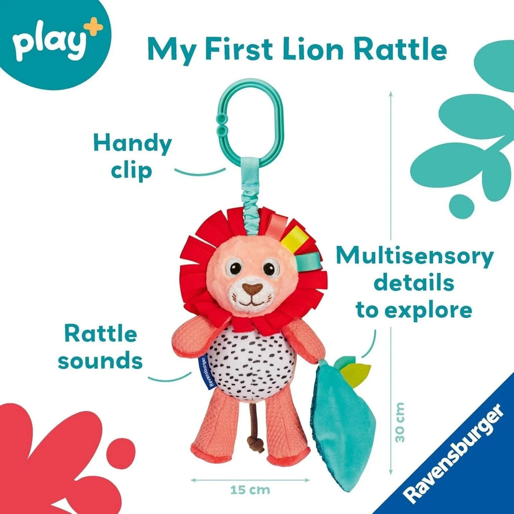 Play+ Shake & Rattle Lion
