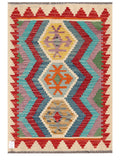 Maimana Afghanistan Kilim Rug - 117 x 81 cm - Handmade