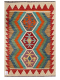 Maimana Afghanistan Kilim Rug - 118 x 80 cm - Handmade