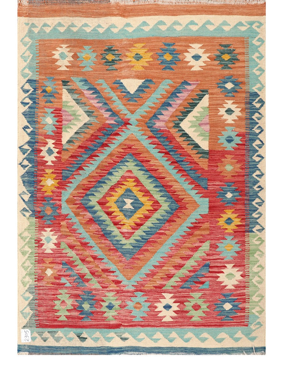 Maimana Afghanistan Kilim Rug - 151 x105 cm - Handmade