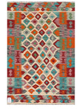 Maimana Afghanistan Kilim Rug - 124 x 81 cm - Handmade