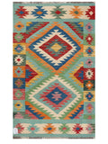 Maimana Afghanistan Kilim Rug - 140 x 84 cm - Handmade