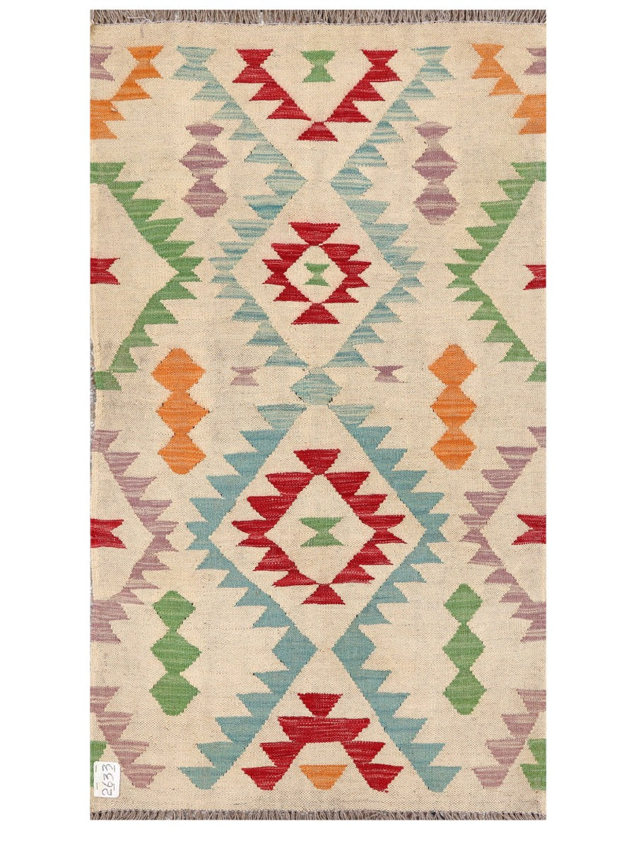Maimana Afghanistan Kilim Rug - 149 x 84 cm - Handmade