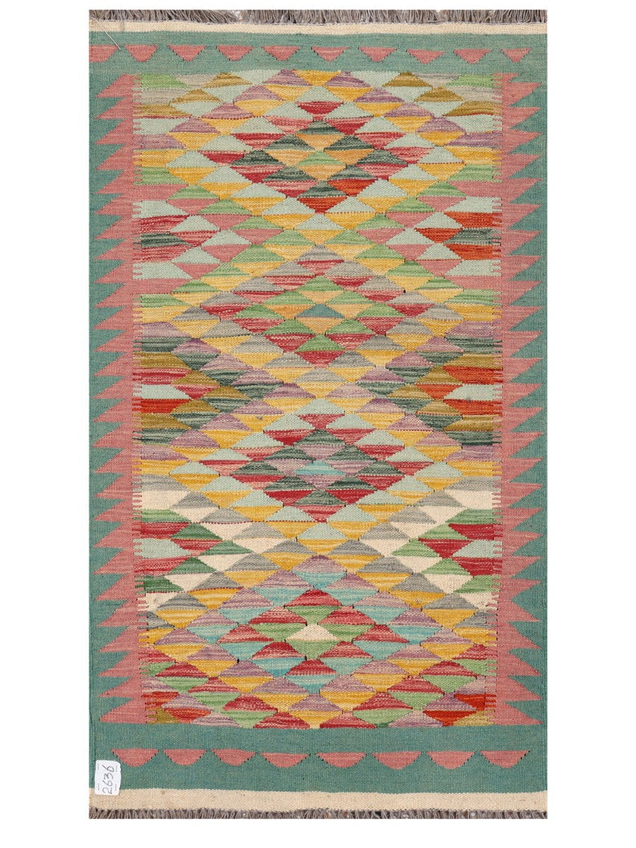 Maimana Afghanistan Kilim Rug - 150 x 85 cm - Handmade