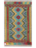Maimana Afghanistan Kilim Rug - 153 x92 cm - Handmade