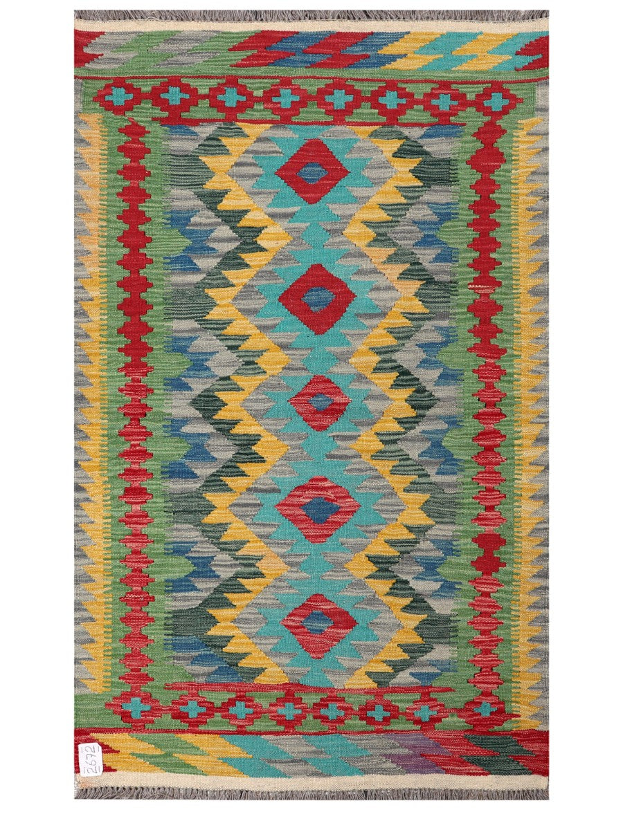 Maimana Afghanistan Kilim Rug - 153 x92 cm - Handmade