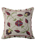 Suzani Hand Embroidered Cushion Cover - 45 x 45 cm - Handmade
