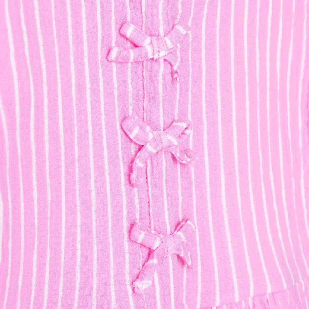 HelloBaby Girls Blouse & Shorts Set Ditsy Flower Crew Neck Short Length Short Sleeve - Pink Printed