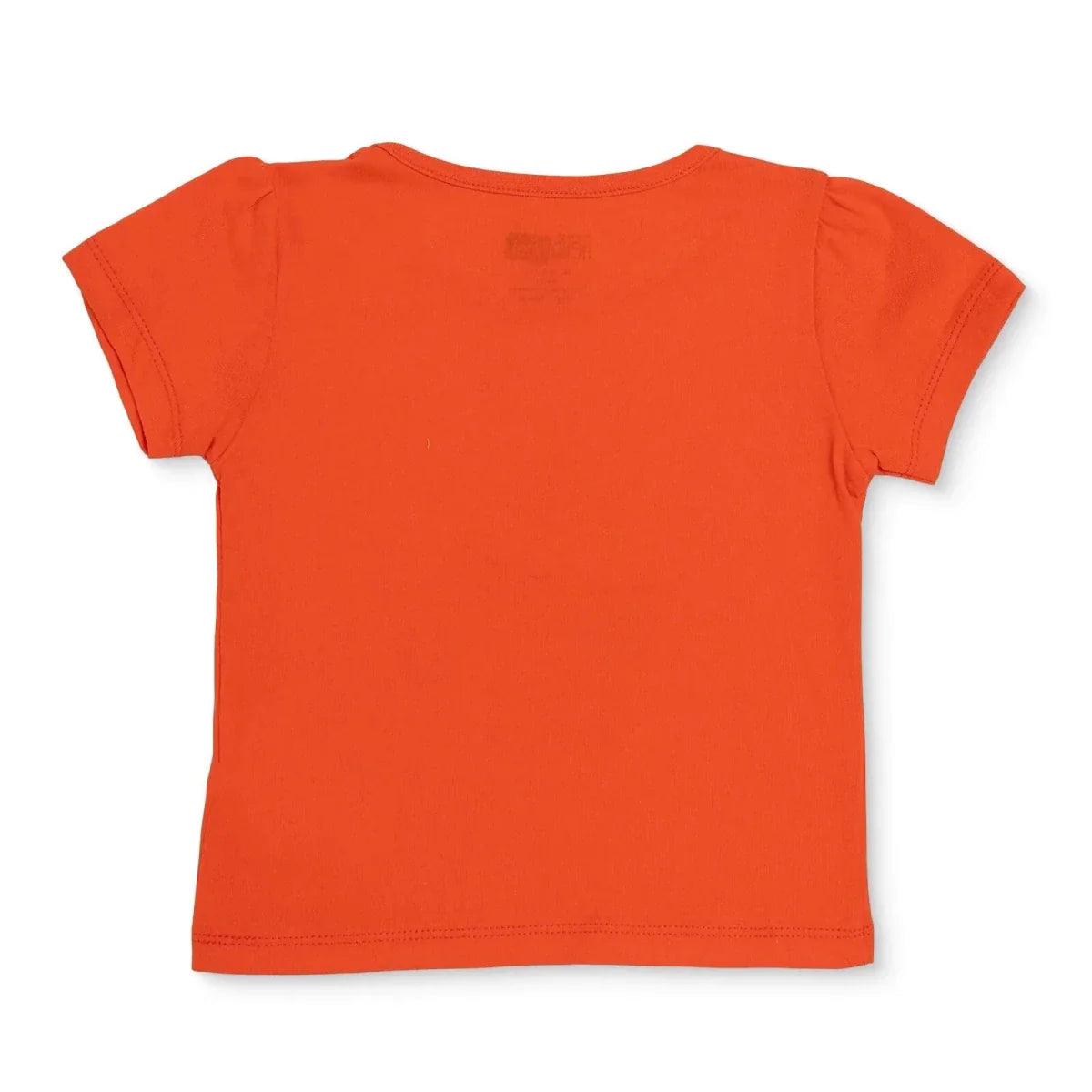 HelloBaby coral baby jersey T-shirt, plain back view