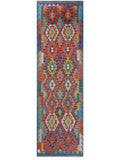 Maimana Afghanistan Kilim Runner - 298 x 89 cm - Handmade