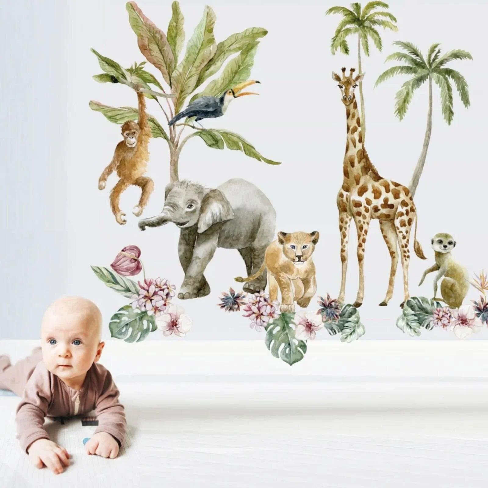 Live Vida Tropical Giraffe Large Wall Stickers