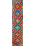 Maimana Afghanistan Kilim Runner - 306 x 75 cm - Handmade