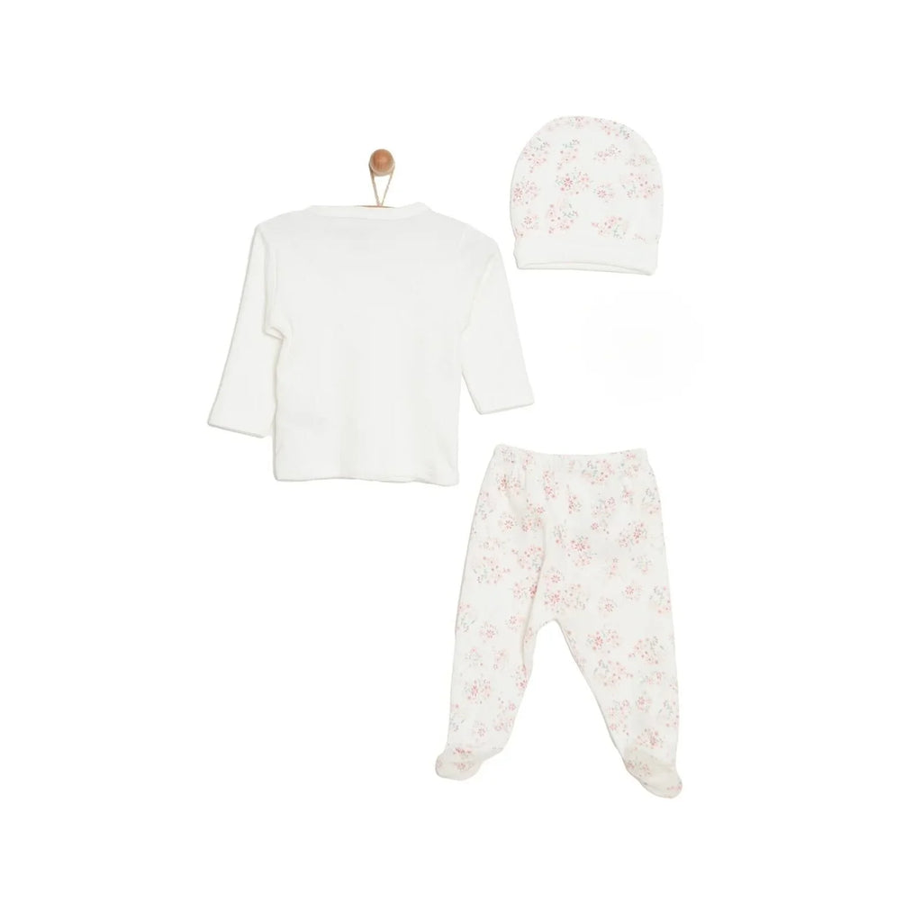 Aziz Bebe Girl 5 Piece Newborn Set - Ecru