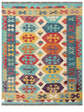 Maimana Afghanistan Kilim Rug - 195 x152 cm - Handmade