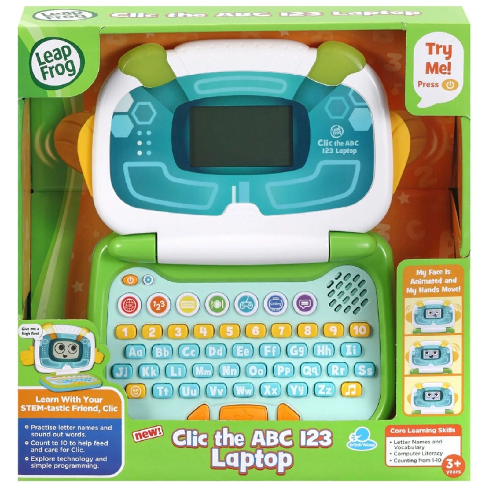 LeapFrog Clic the ABC 123 Laptop