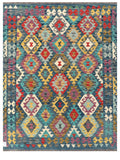 Maimana Afghanistan Kilim Rug - 192 x147 cm - Handmade