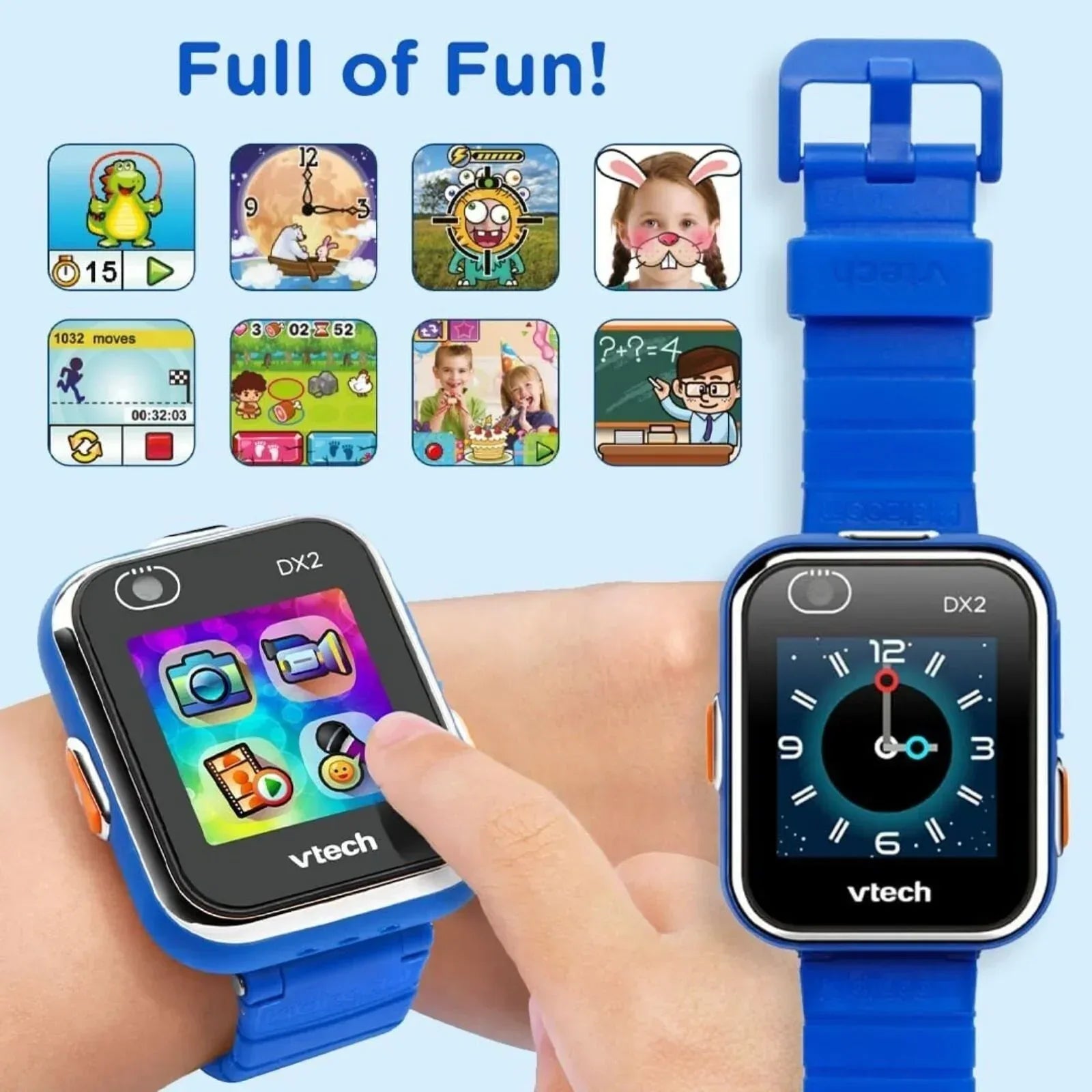 VTech Kidizoom SmartWatch DX2 - Blue - Bobobiy