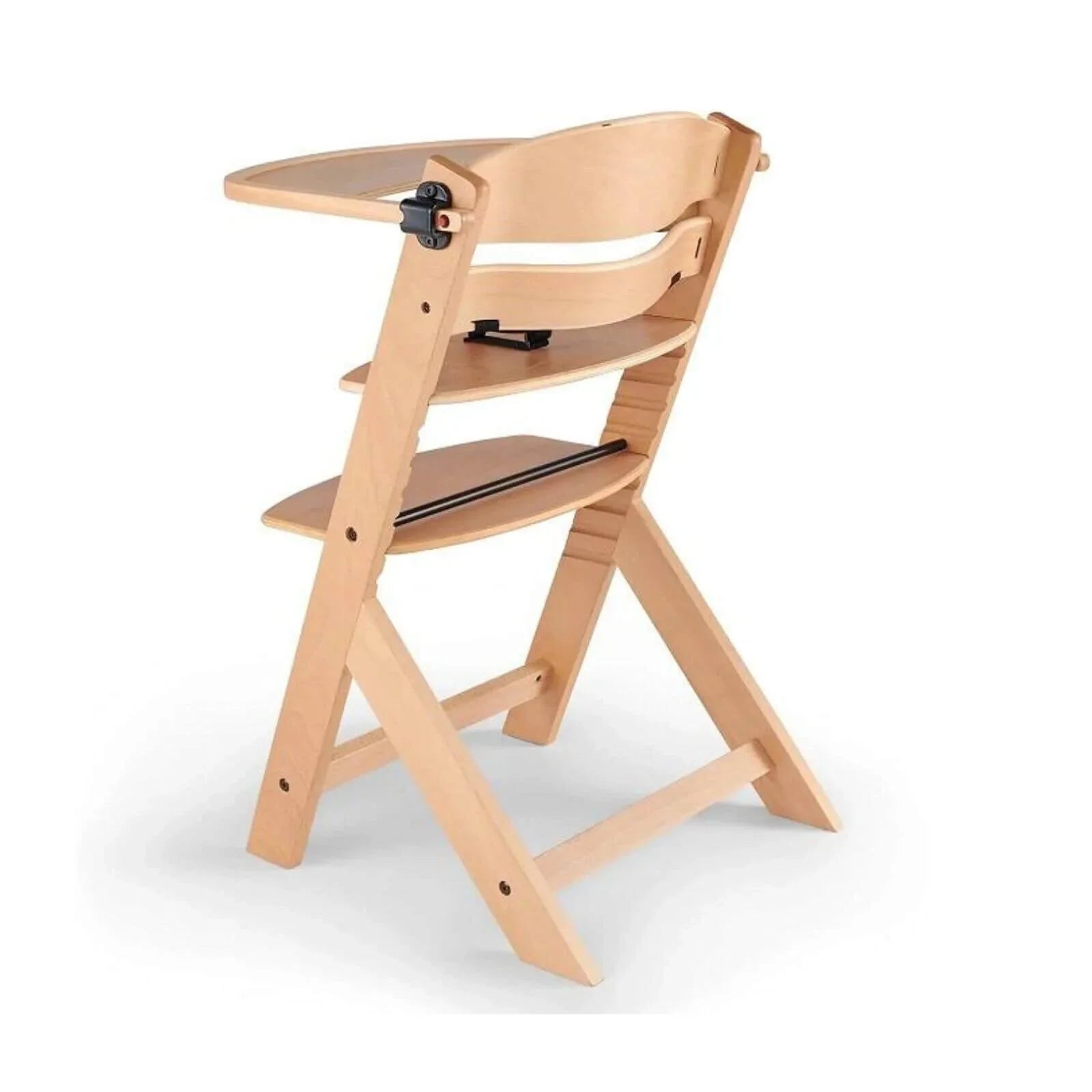 Kinderkraft Enock Wooden Highchair - Wooden Natural