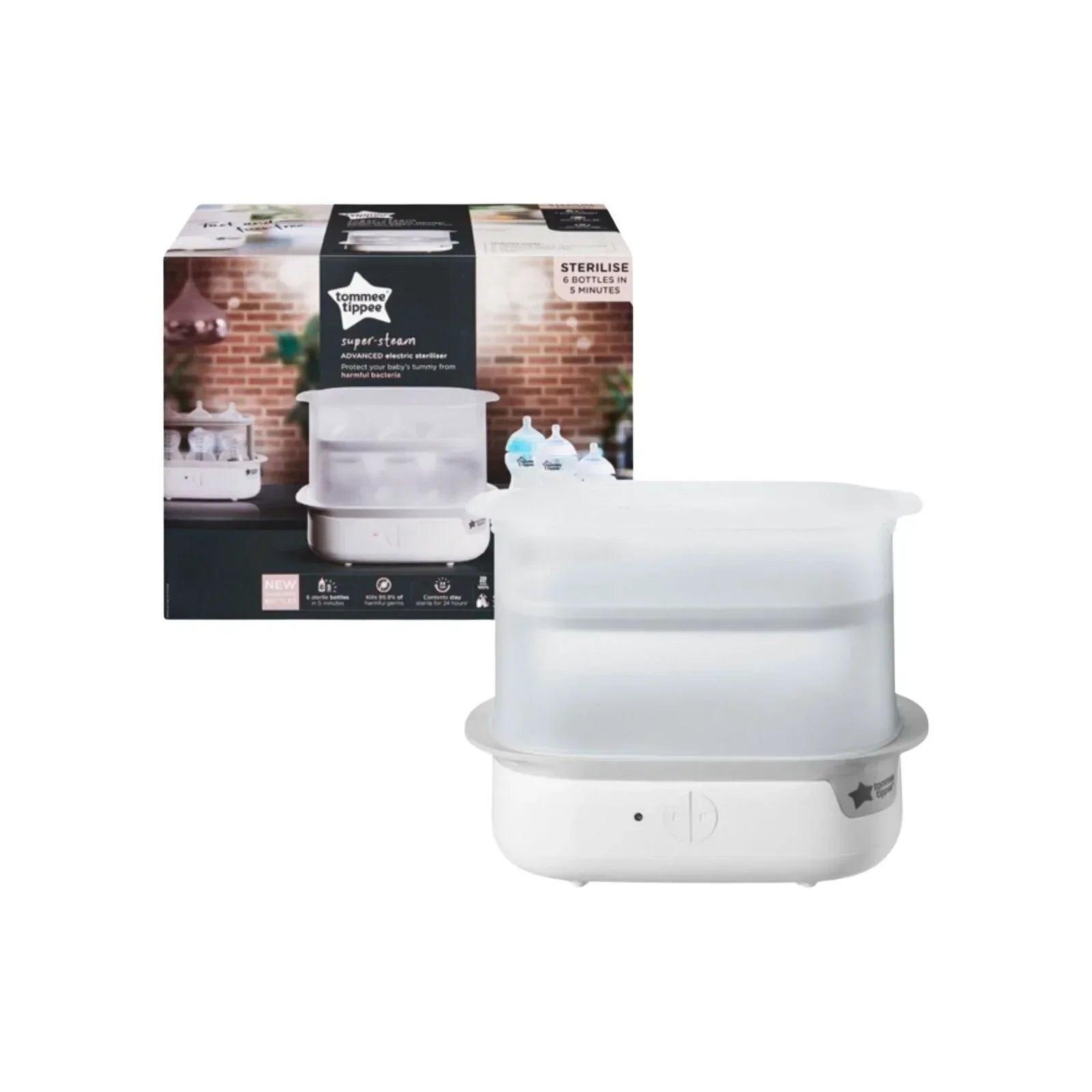 Tommee Tippee Super Steam Steriliser - White